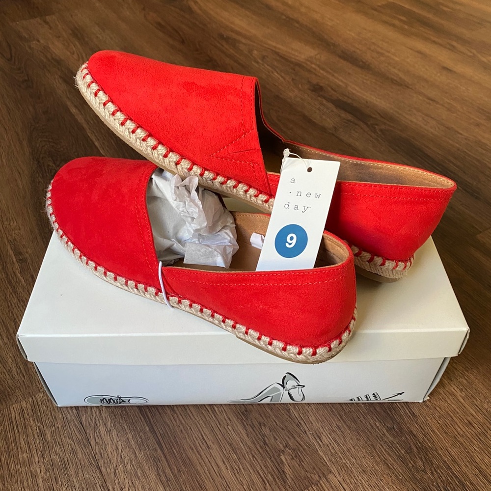 New day (target) red shoes